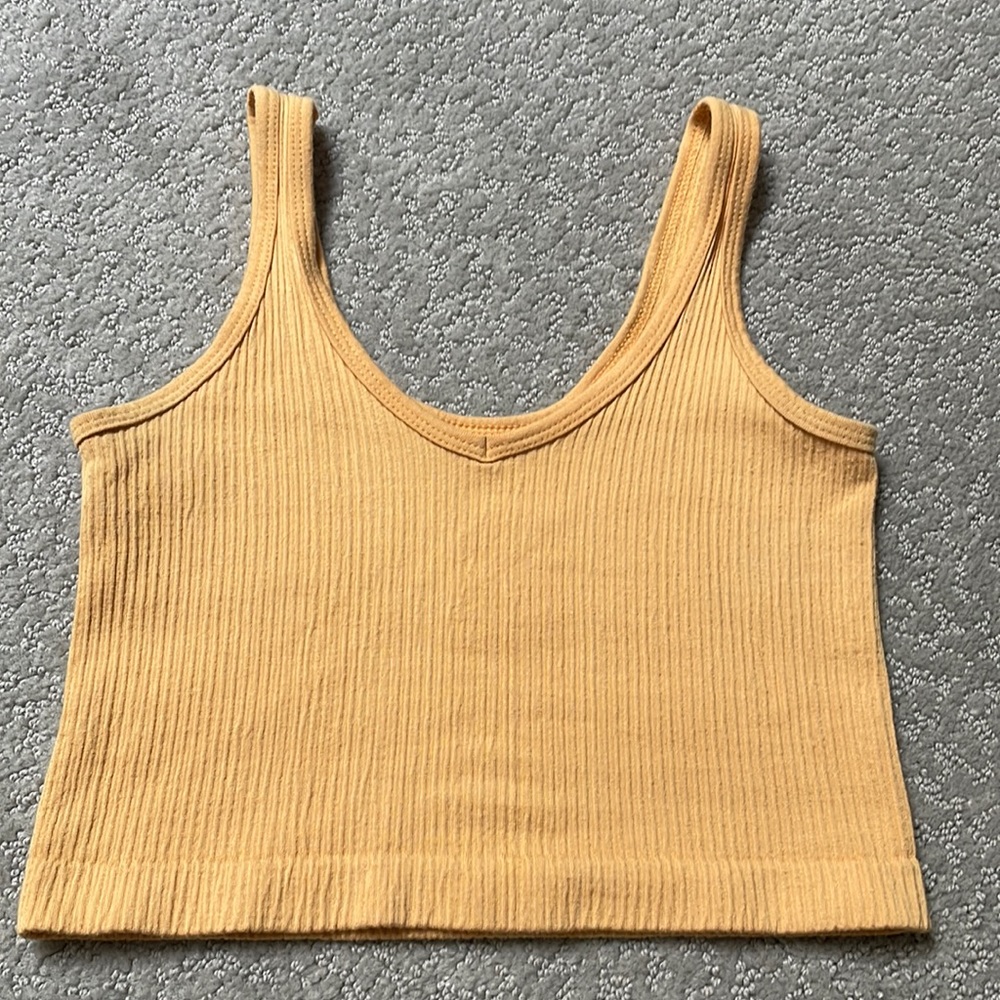Out From Under Yellow Tank size small